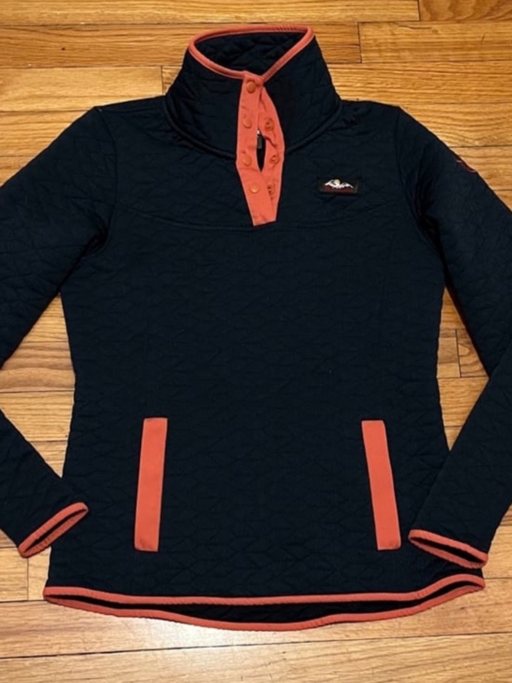 Moosejaw Cass Ave Quilted Snap Pullover Sweatshirt